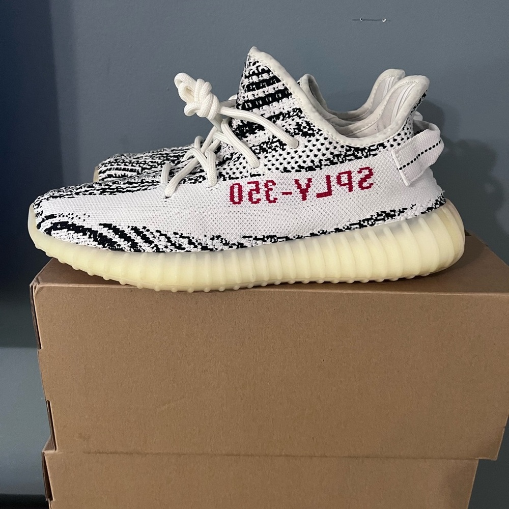 Adidas Yeezy Boost 350 V2 in Black and White